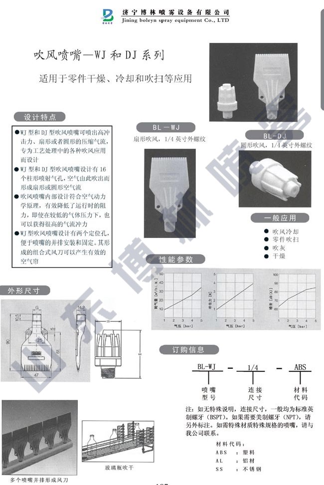 吹风喷嘴WJ